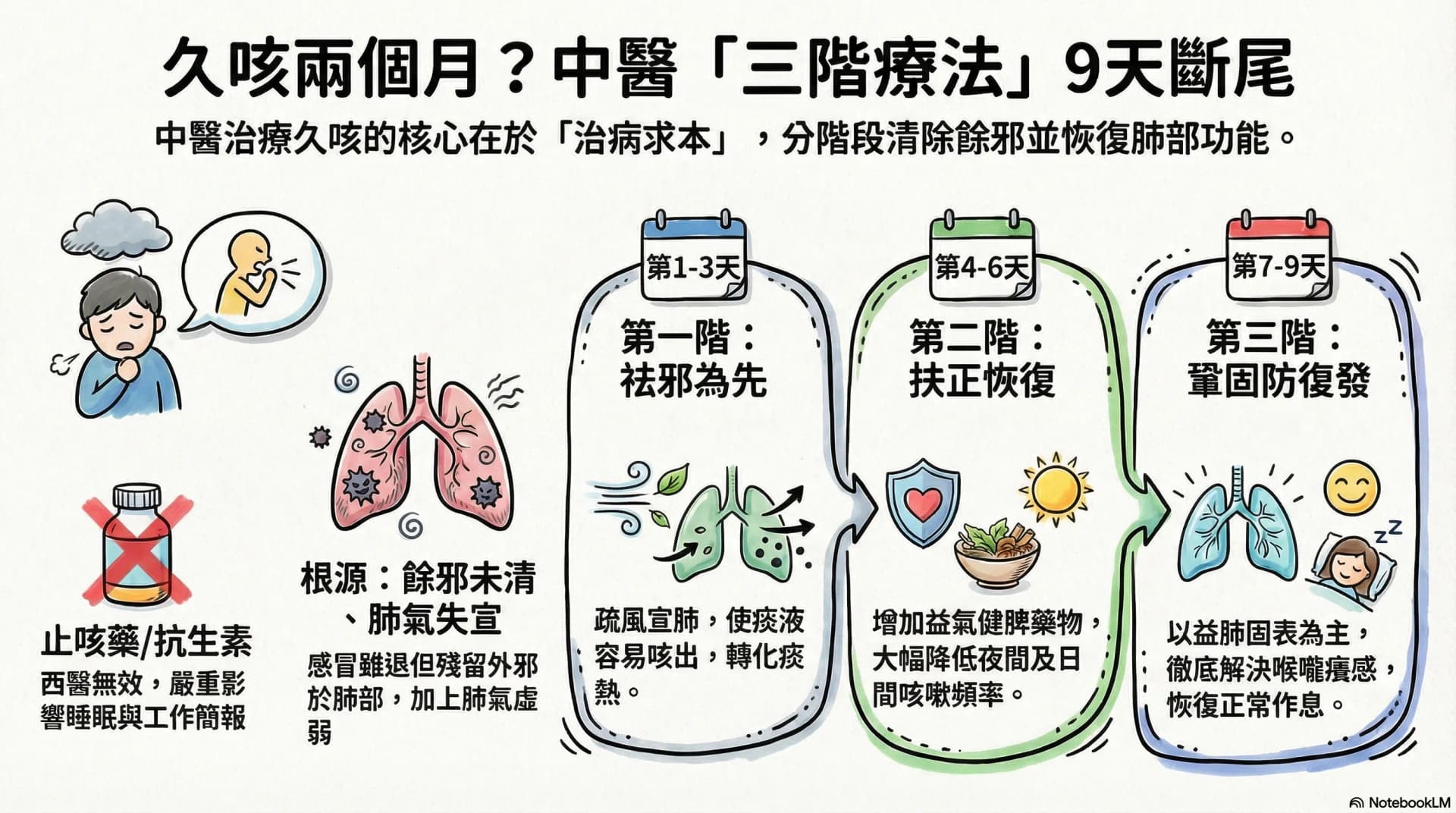 咳嗽兩個月，三次療程見效 — 陳先生（化名）的故事