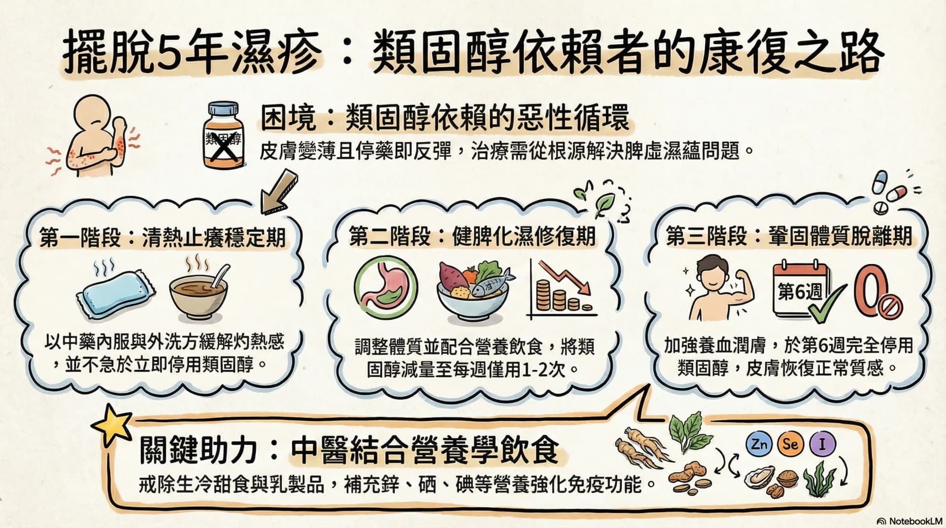 從類固醇依賴到皮膚回復正常 — 濕疹治療實錄