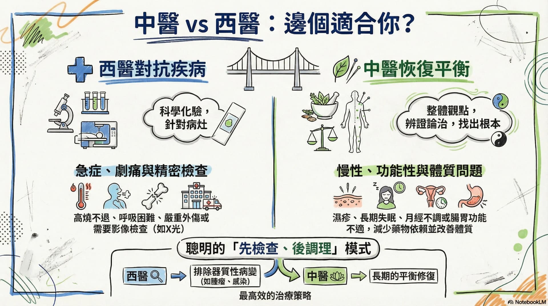 中醫 vs 西醫 — 邊個適合你？6 種常見病症的治療比較