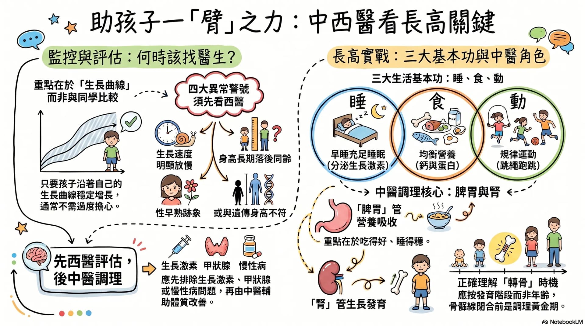 小朋友長不高?中醫看小兒生長發育與「轉骨」調理