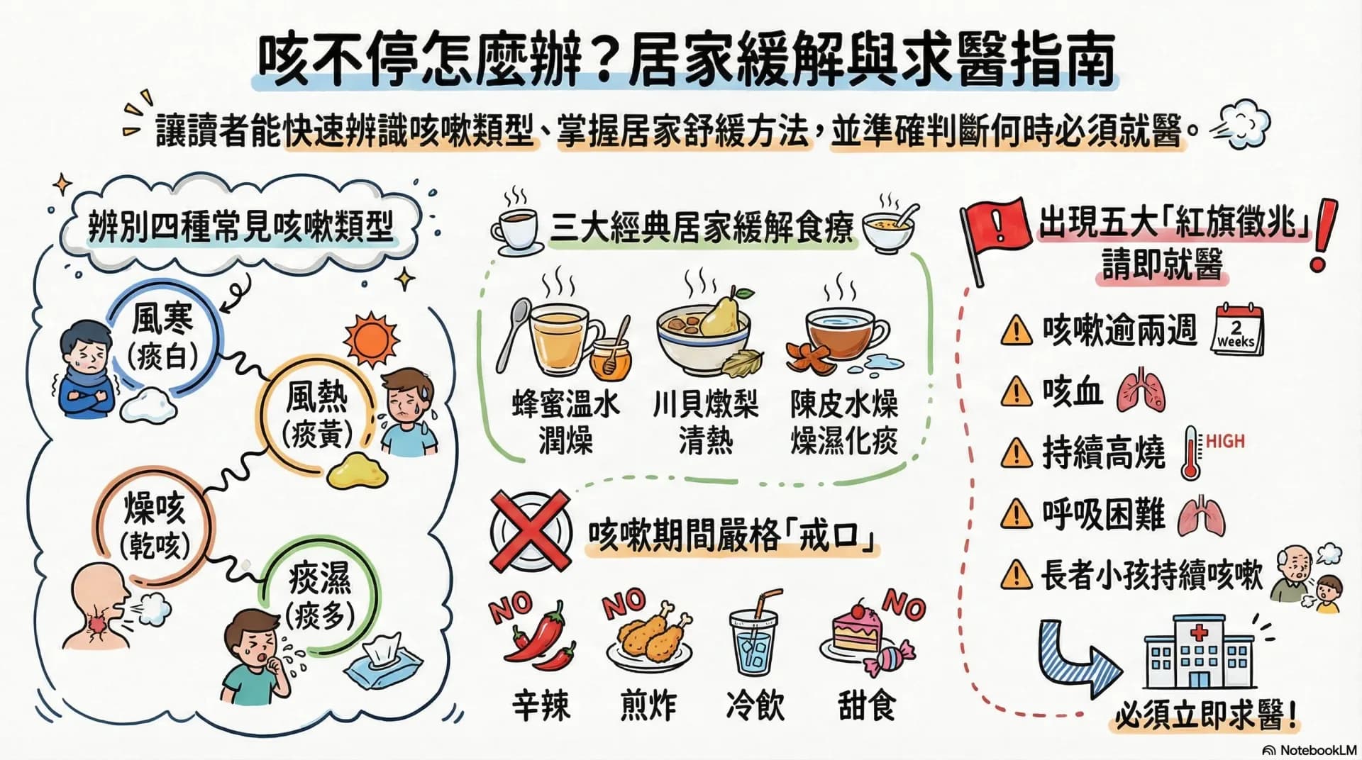 咳嗽持續不癒?6 個居家緩解方法 + 什麼時候該看醫生
