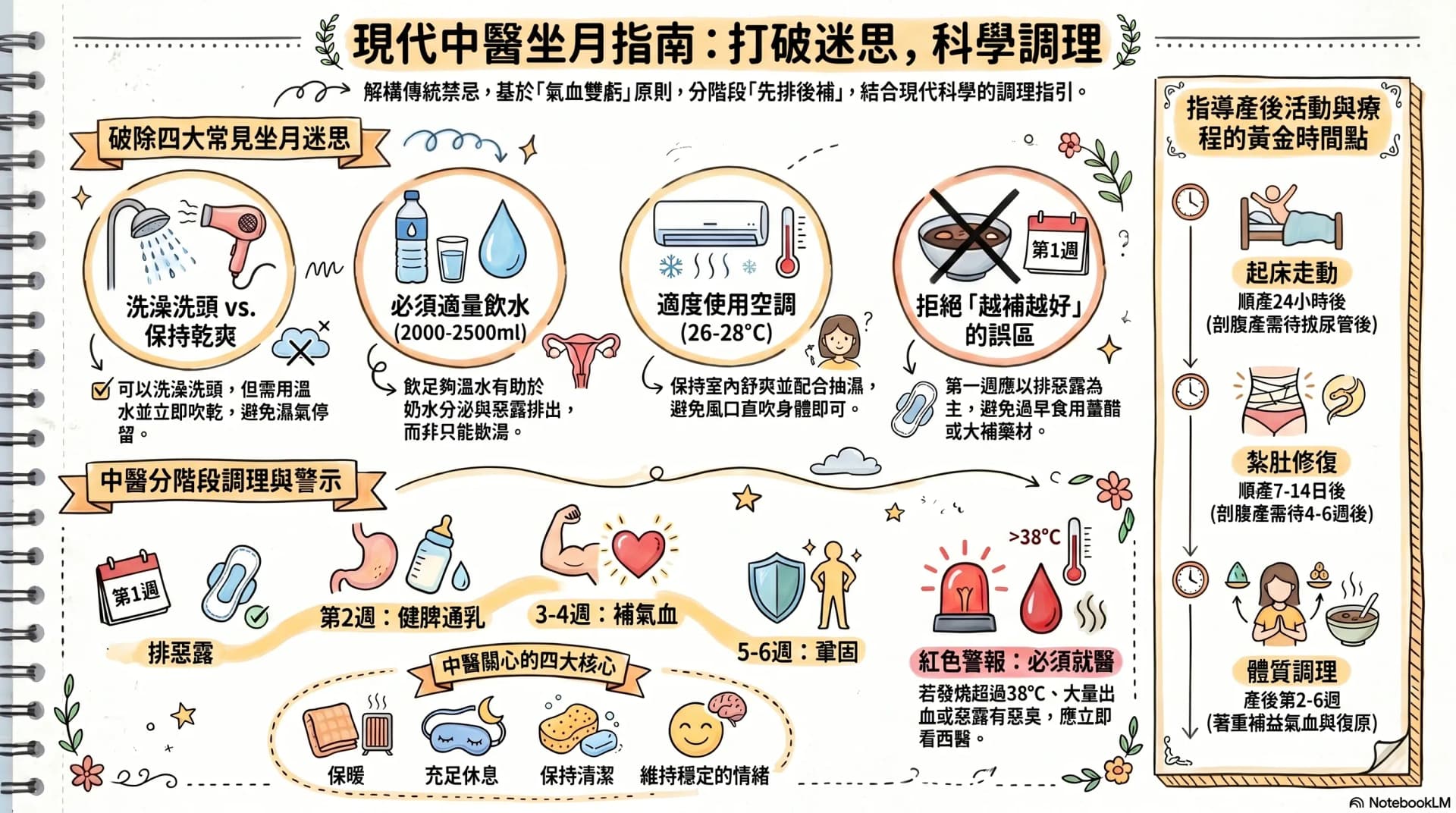 產後坐月傳統迷思:洗澡?洗頭?中醫建議與禁忌