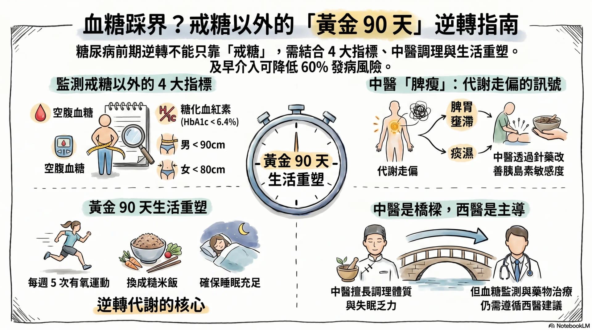 糖尿病前期只靠戒糖夠嗎?中醫拆解血糖、體質與生活關鍵