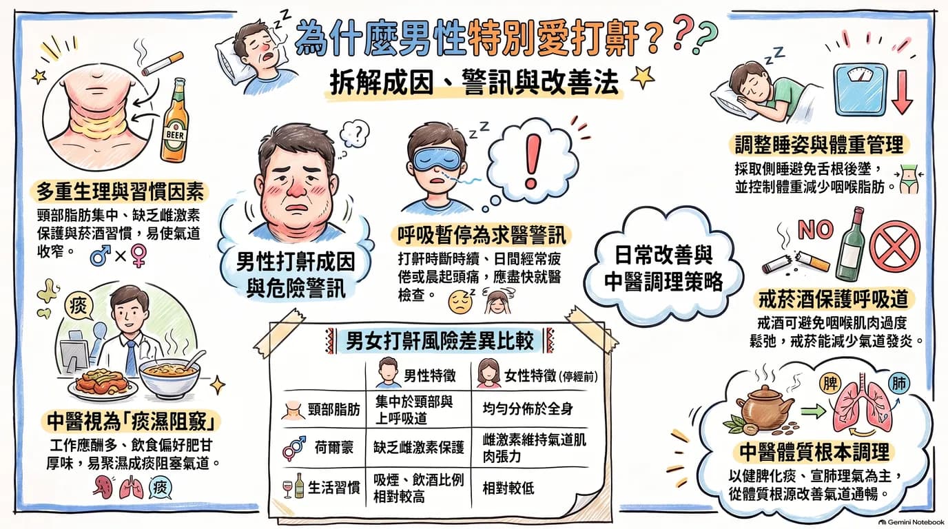 Why Do Men Snore More Than Women? Causes and Warning Signs