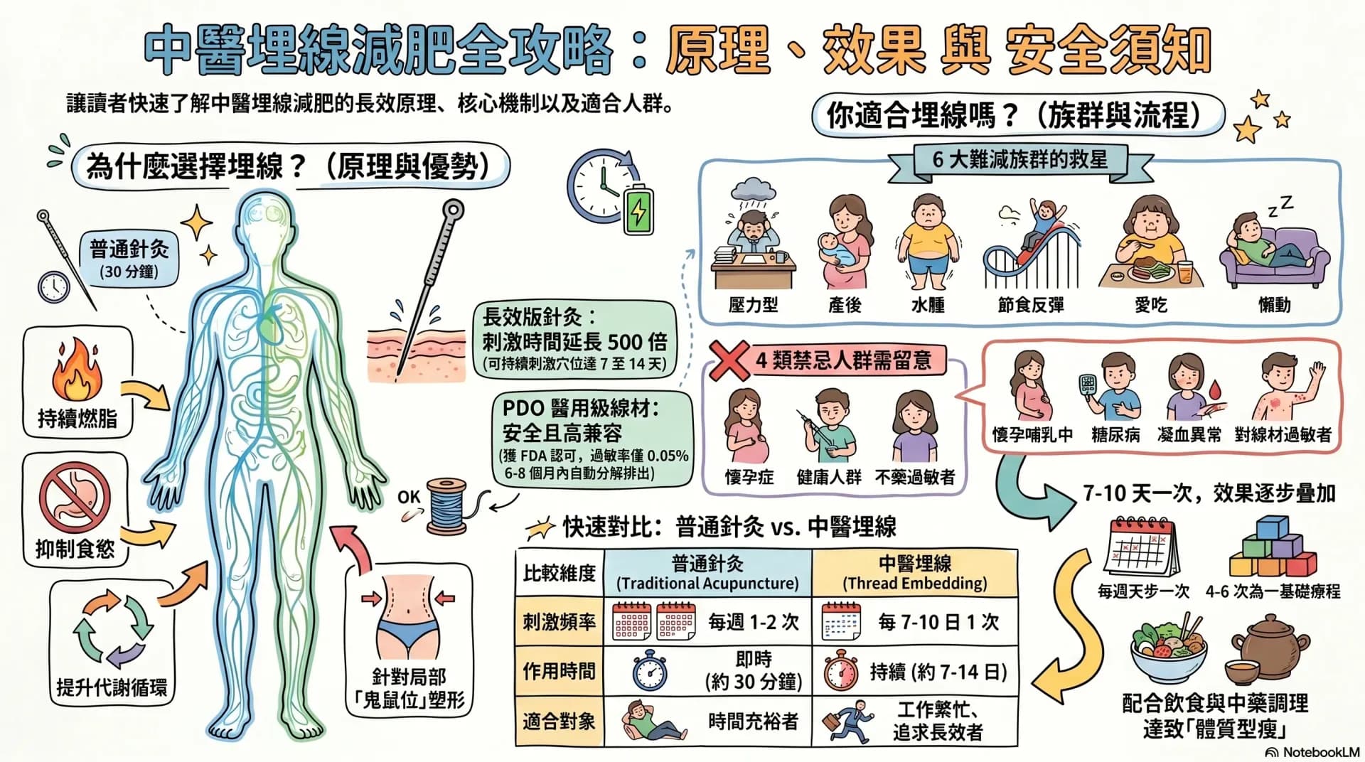 中醫埋線減肥全解構:原理、流程、適合人群與 11 個常見問題