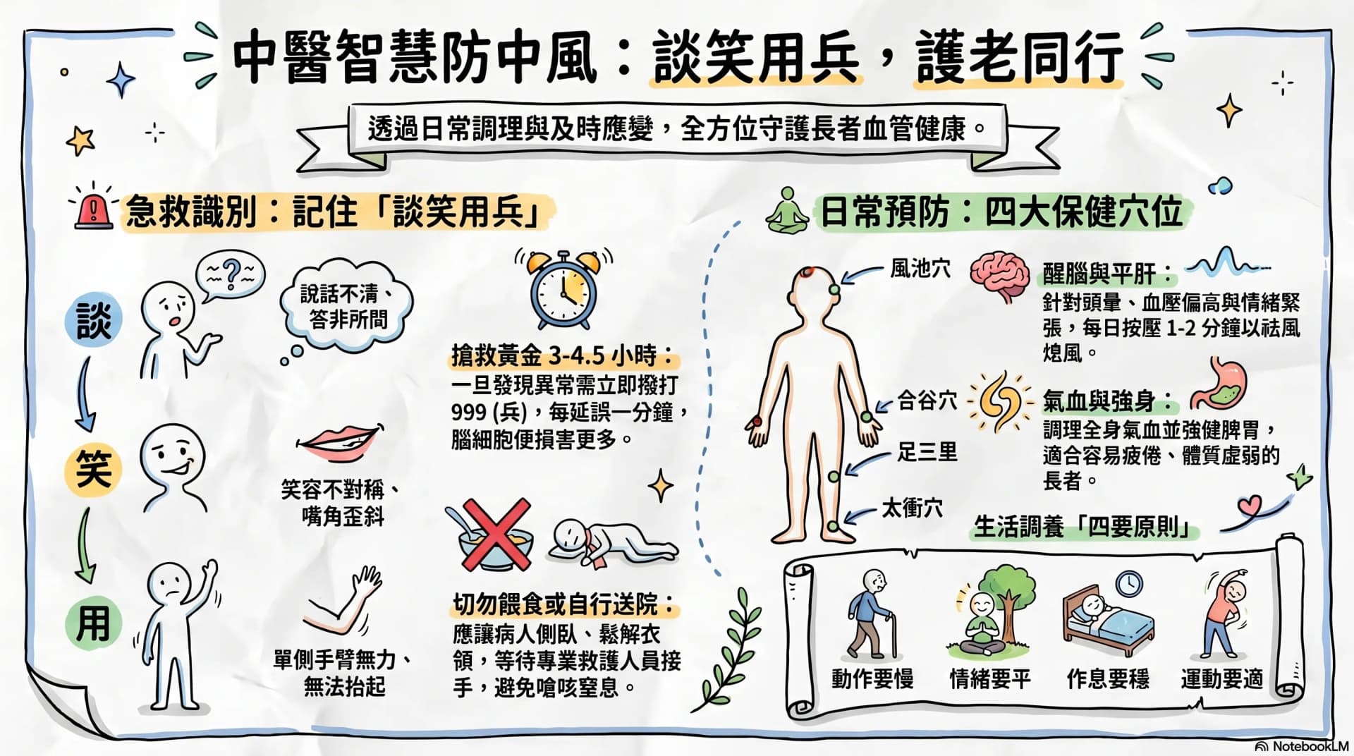 中醫智慧防中風:長者預防、警號識別與 4 大保健穴位完整指南