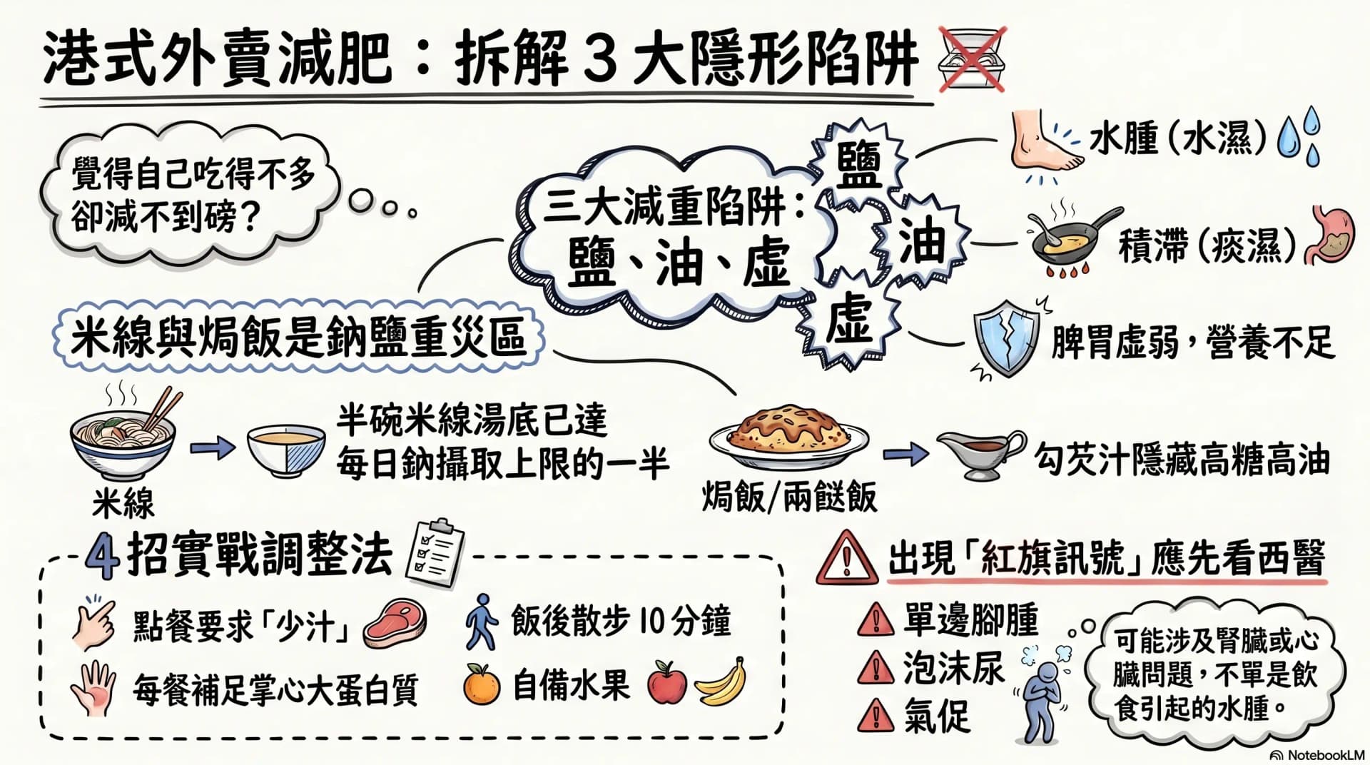 天天食兩餸飯減不到磅?中醫拆解 3 種港式外賣減重陷阱