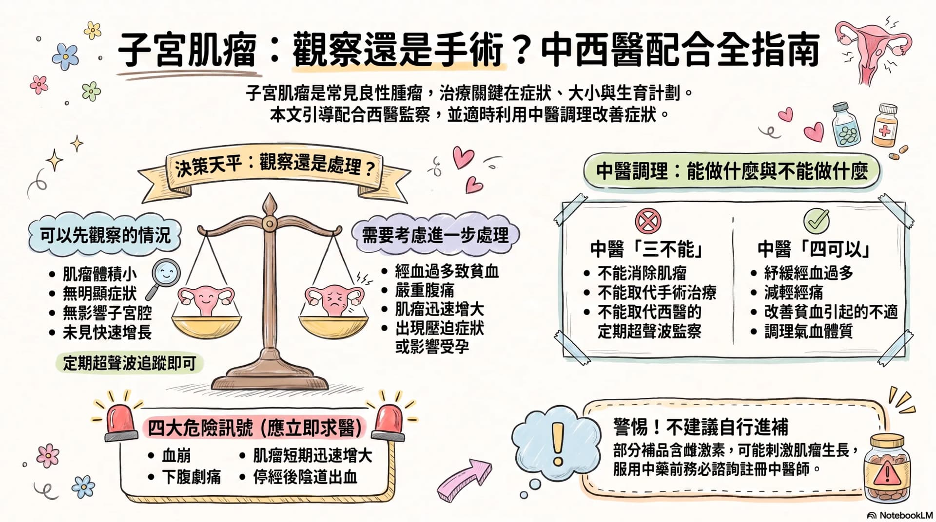 子宮肌瘤:需要做手術嗎?中醫可以做什麼?