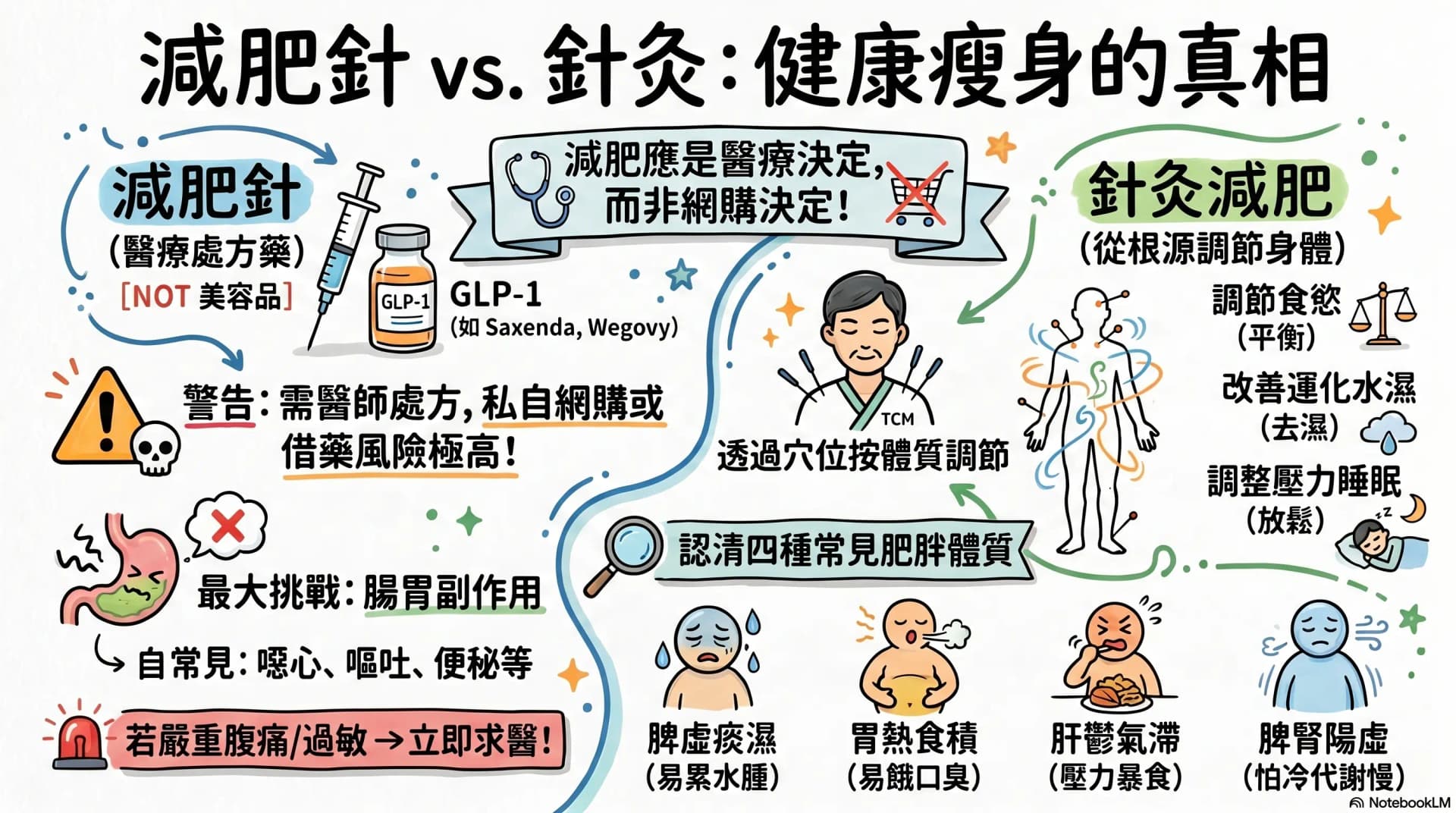 減肥針副作用令人卻步?中醫拆解肥胖體質、針灸減肥原理及適合人士